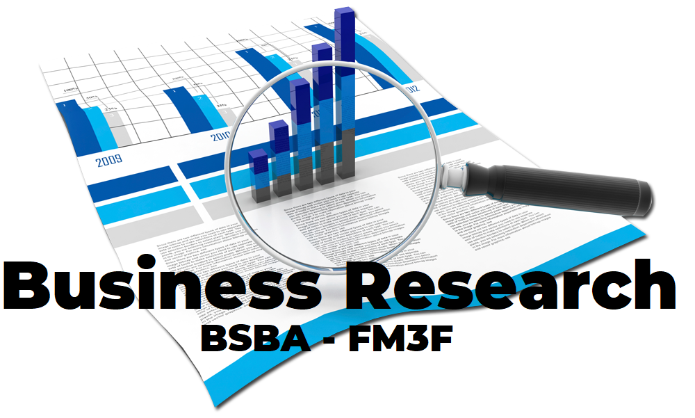 BA 315 - Business Research (BSBA FM 3F)