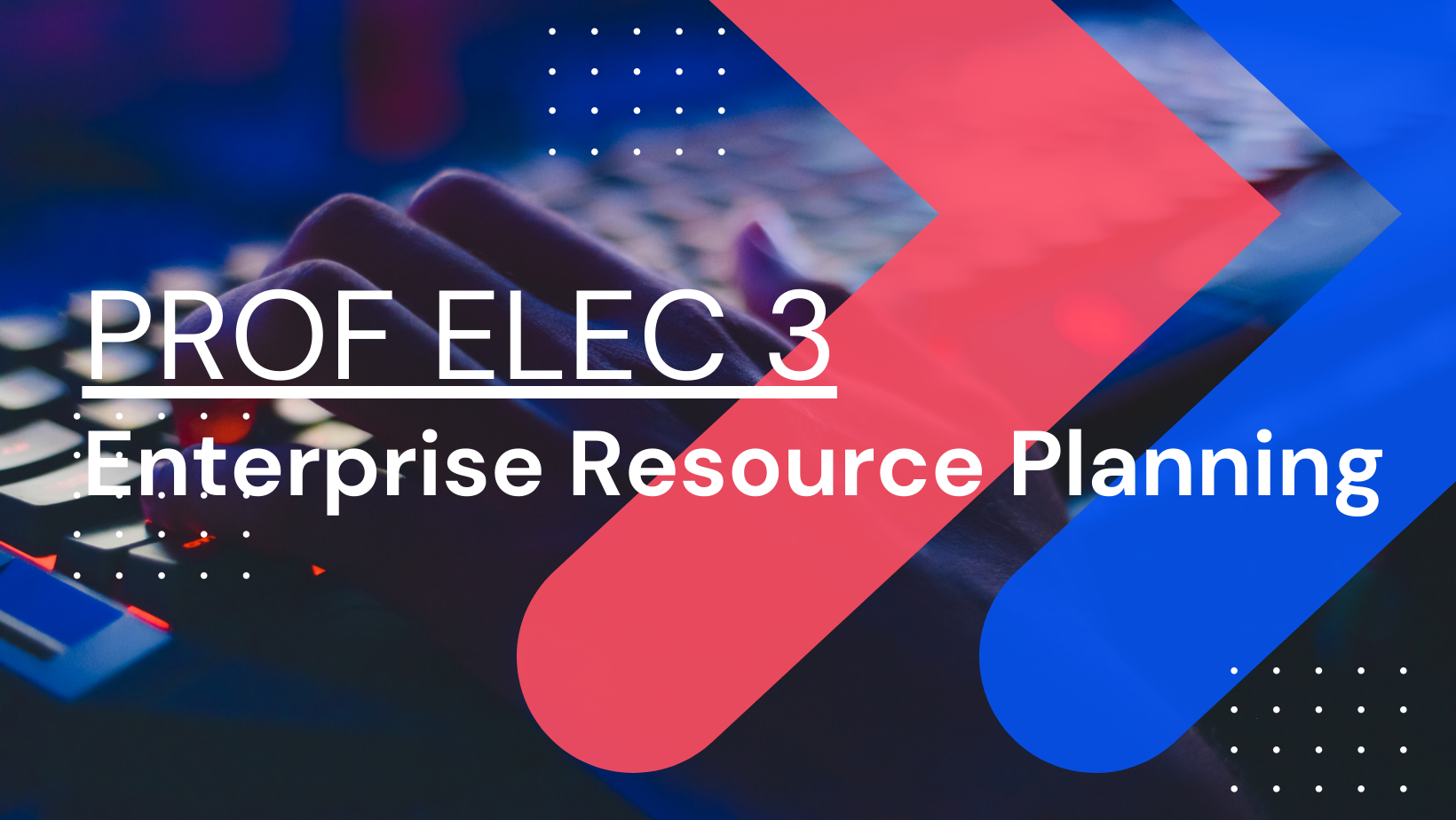Enterprise Resource Planning || 2nd Semester