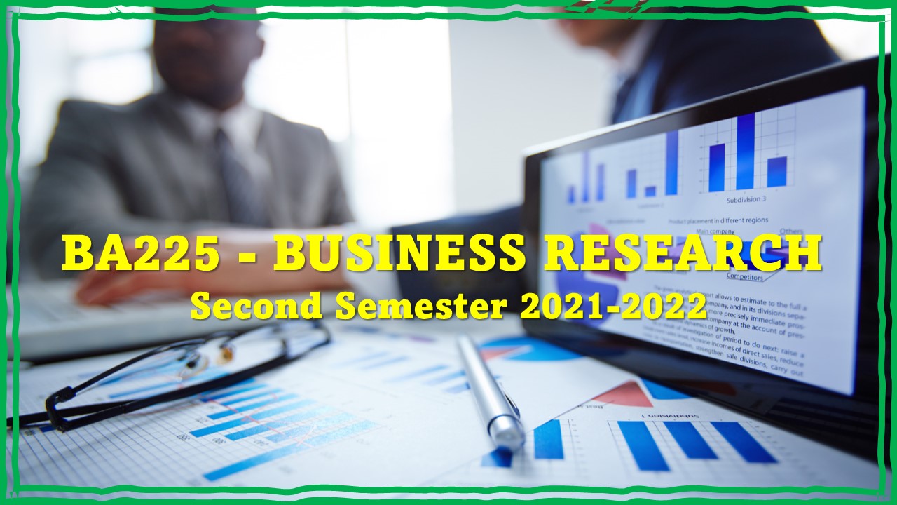 Business Research (BSBA MM 2A 21-2)