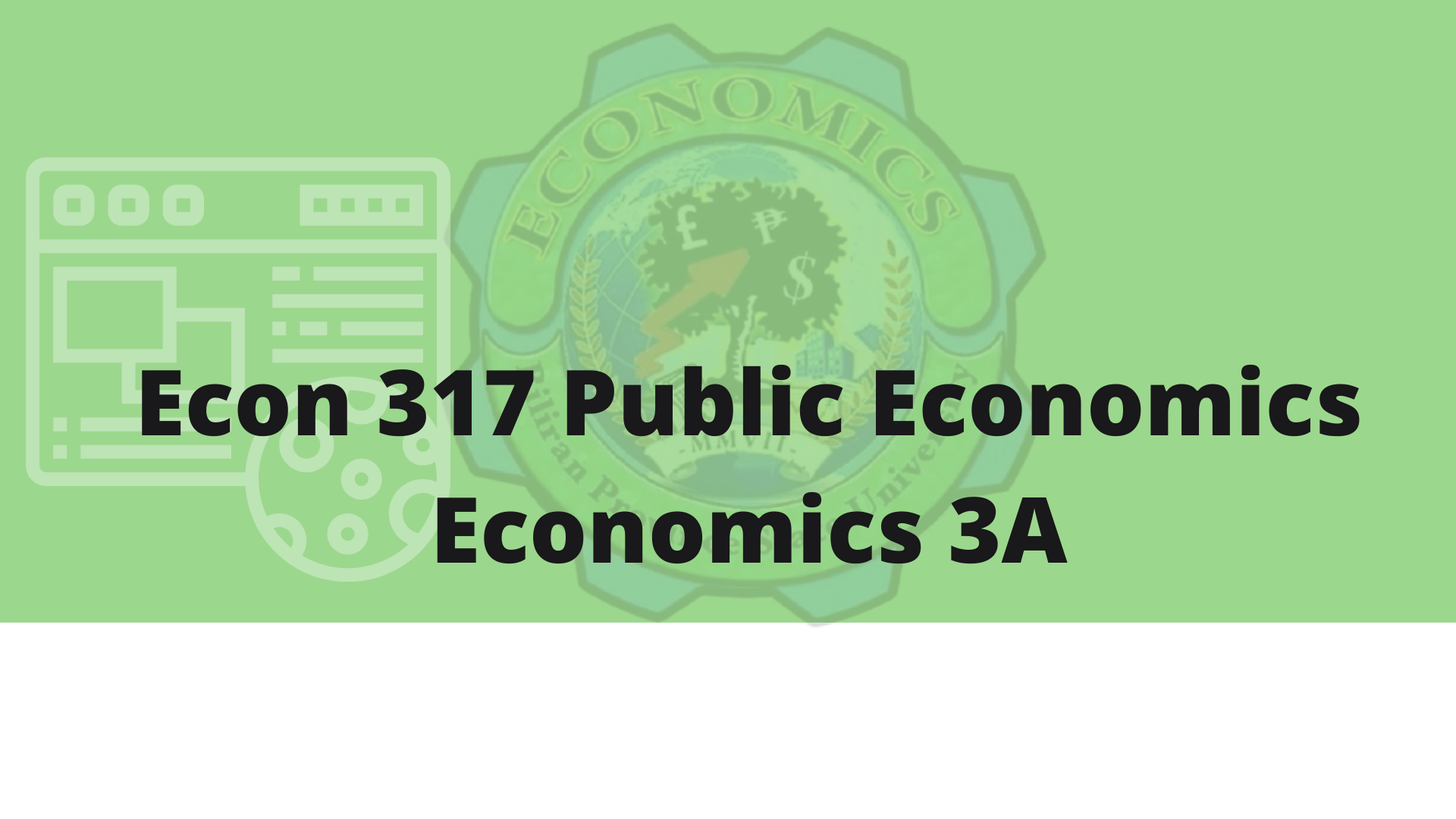 Public Economics (22-1)