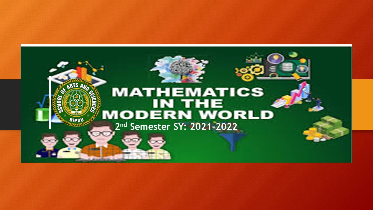 Mathematics in the Modern World (22-1)